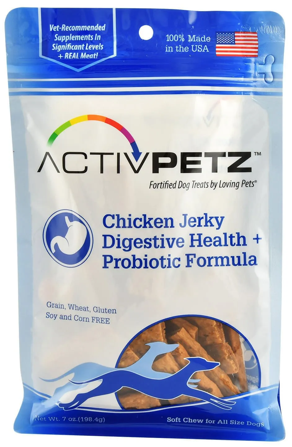 ActivPetz Digestive Health   Probiotic Jerky Treats