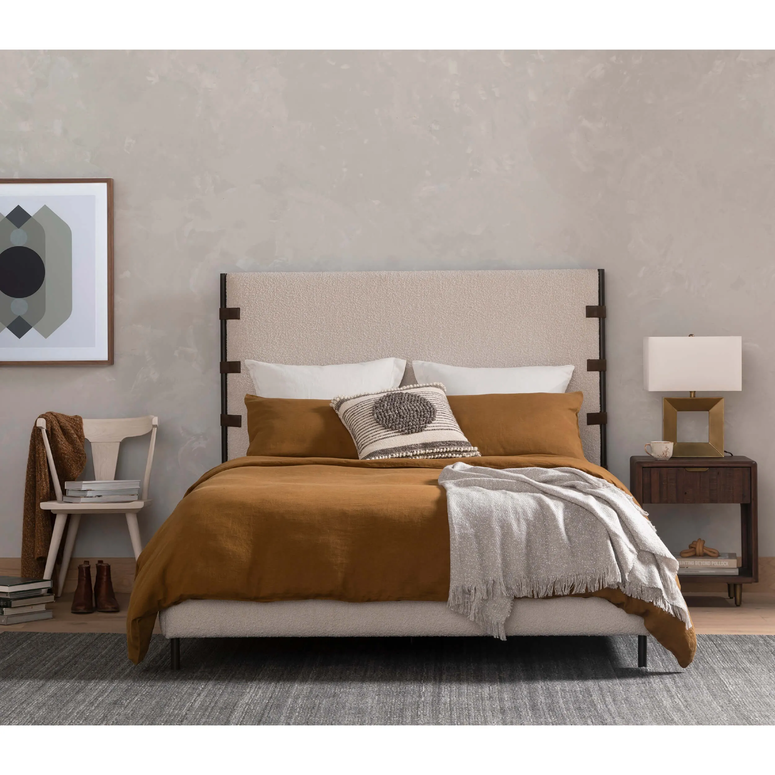 Anderson Bed, Knoll Natural