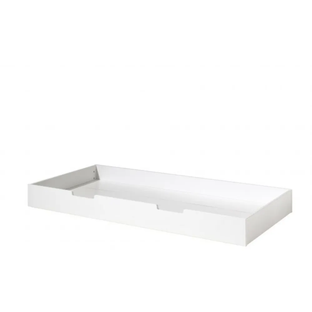 BABS 91 House Bed in White & Natural with Trundle Drawer