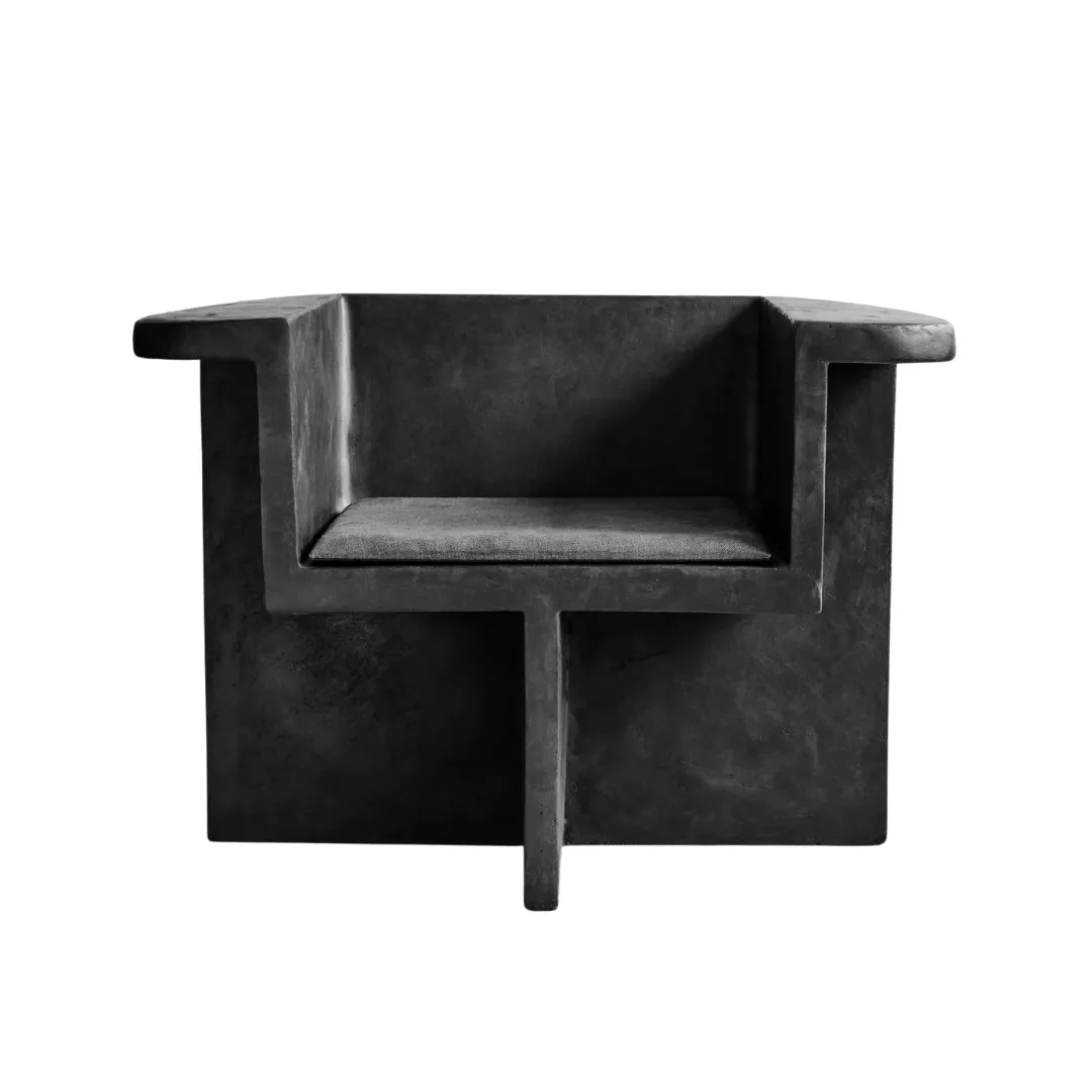 Brutus Lounge Cushion | Charcoal 51x46x3cm