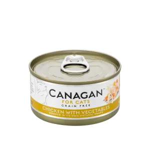 Canagan Cat Food Chicken & Veg 12x75g