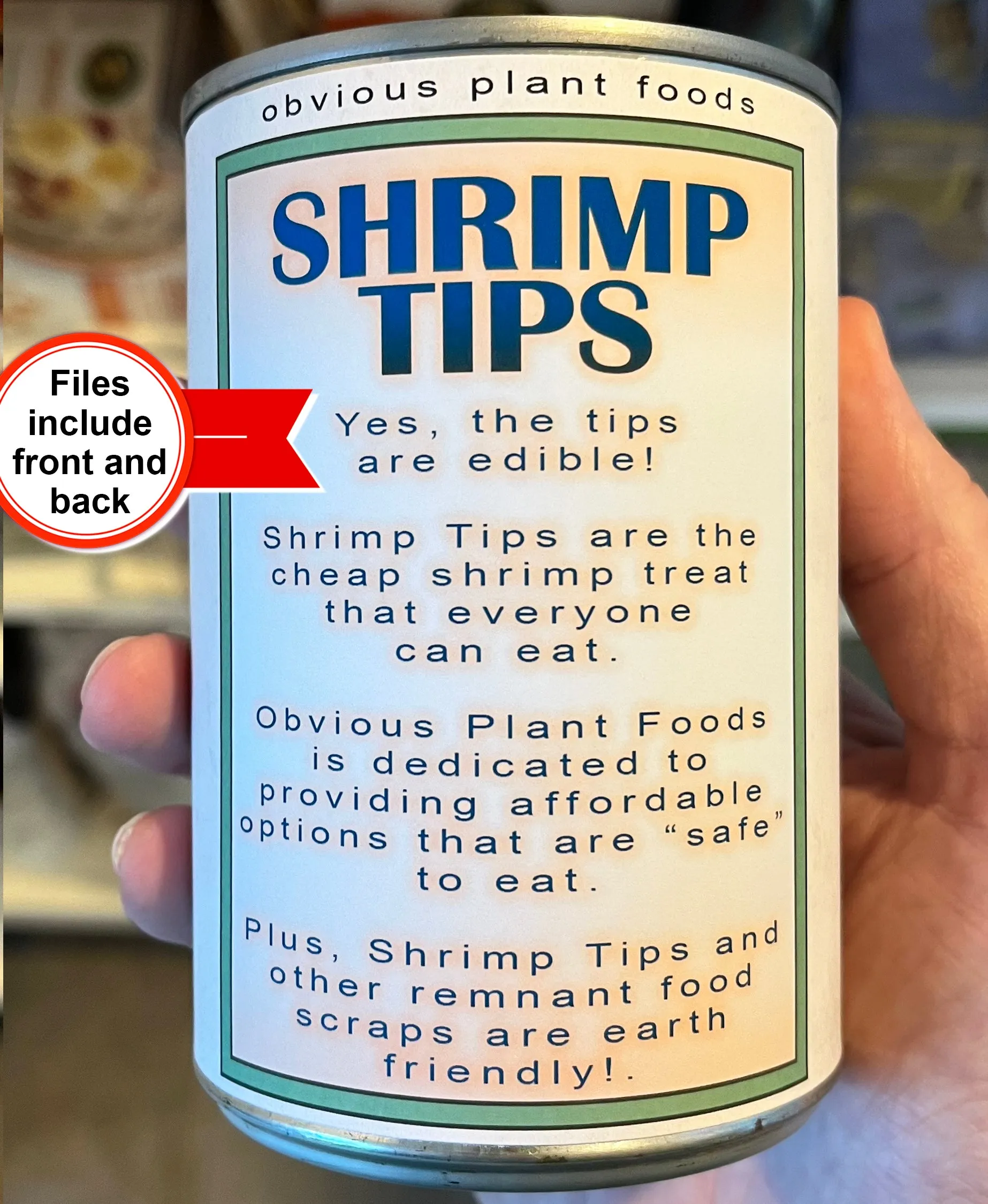 Canned Food Labels (Printable)
