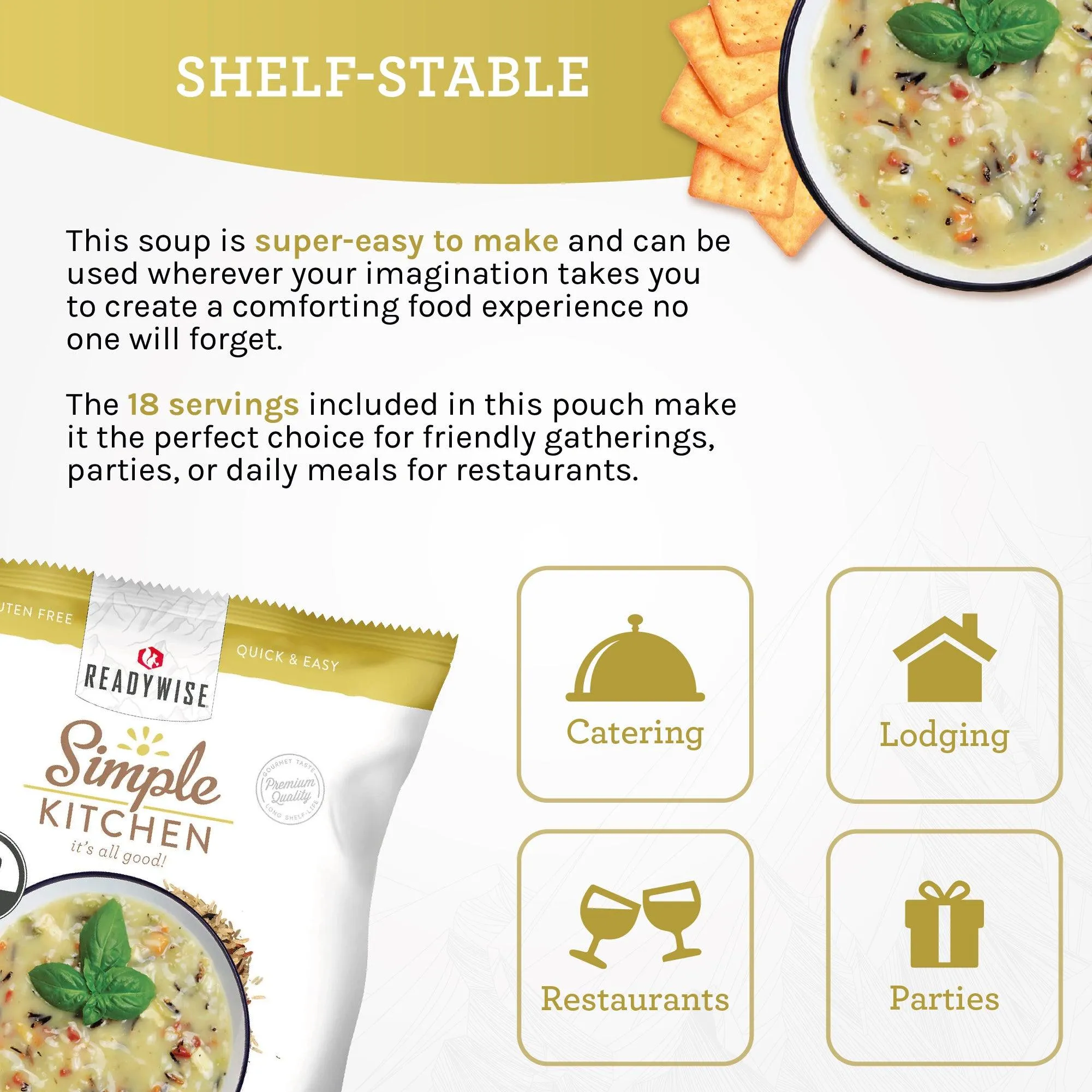 Chicken & Rice Soup Mix - 18 Servings