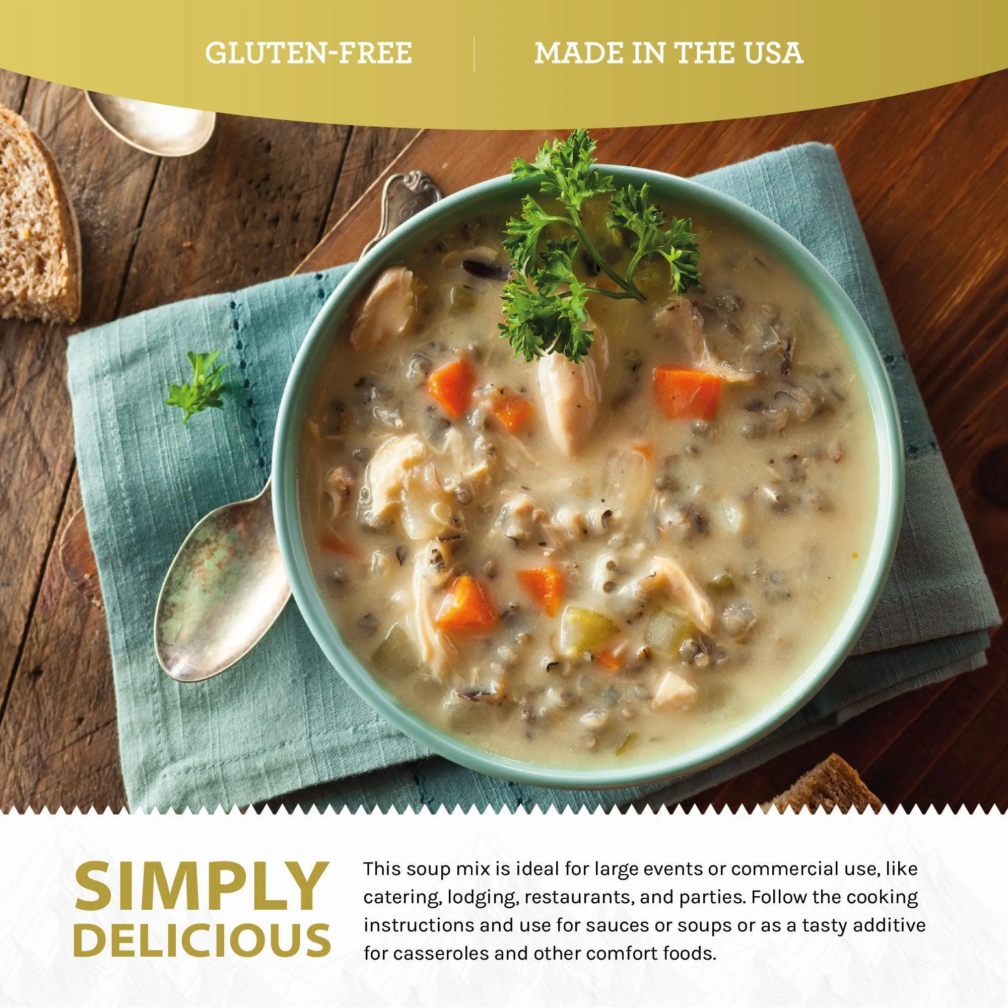 Chicken & Rice Soup Mix - 18 Servings