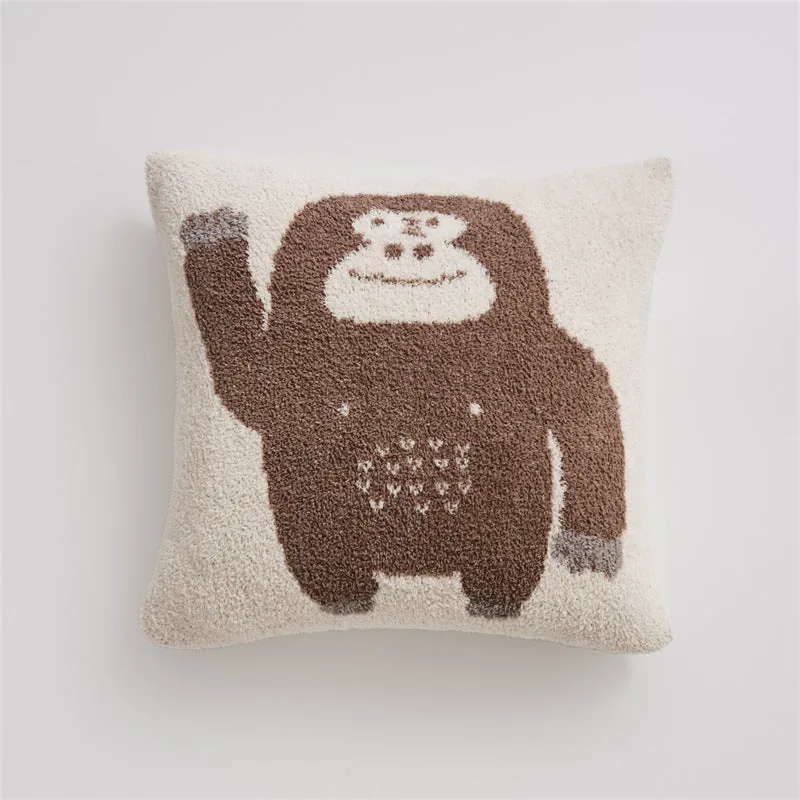 Chimpanzee Throw Blanket and Pillows