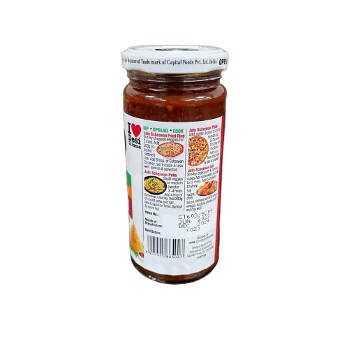 Chings Jain Schezwan Chutney - 250 Gm (No Onion No Garlic)