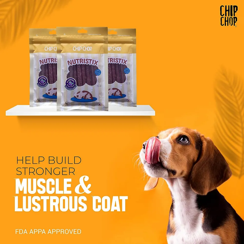 Chip Chops Blueberry Nutristix Dog Treats (Buy 1 Get 1)