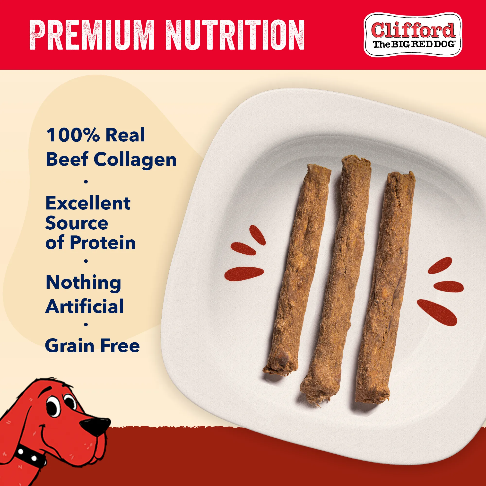 Clifford® Crunchy Beef Sticks 24 ct