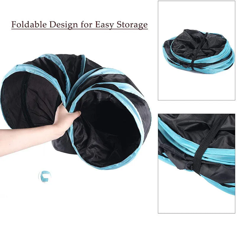 Collapsible Cat Pet Tunnel Tube Kitty Bored Peek Hole Toys