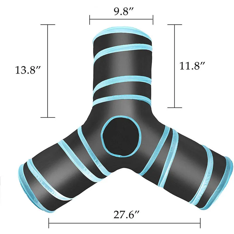 Collapsible Cat Pet Tunnel Tube Kitty Bored Peek Hole Toys