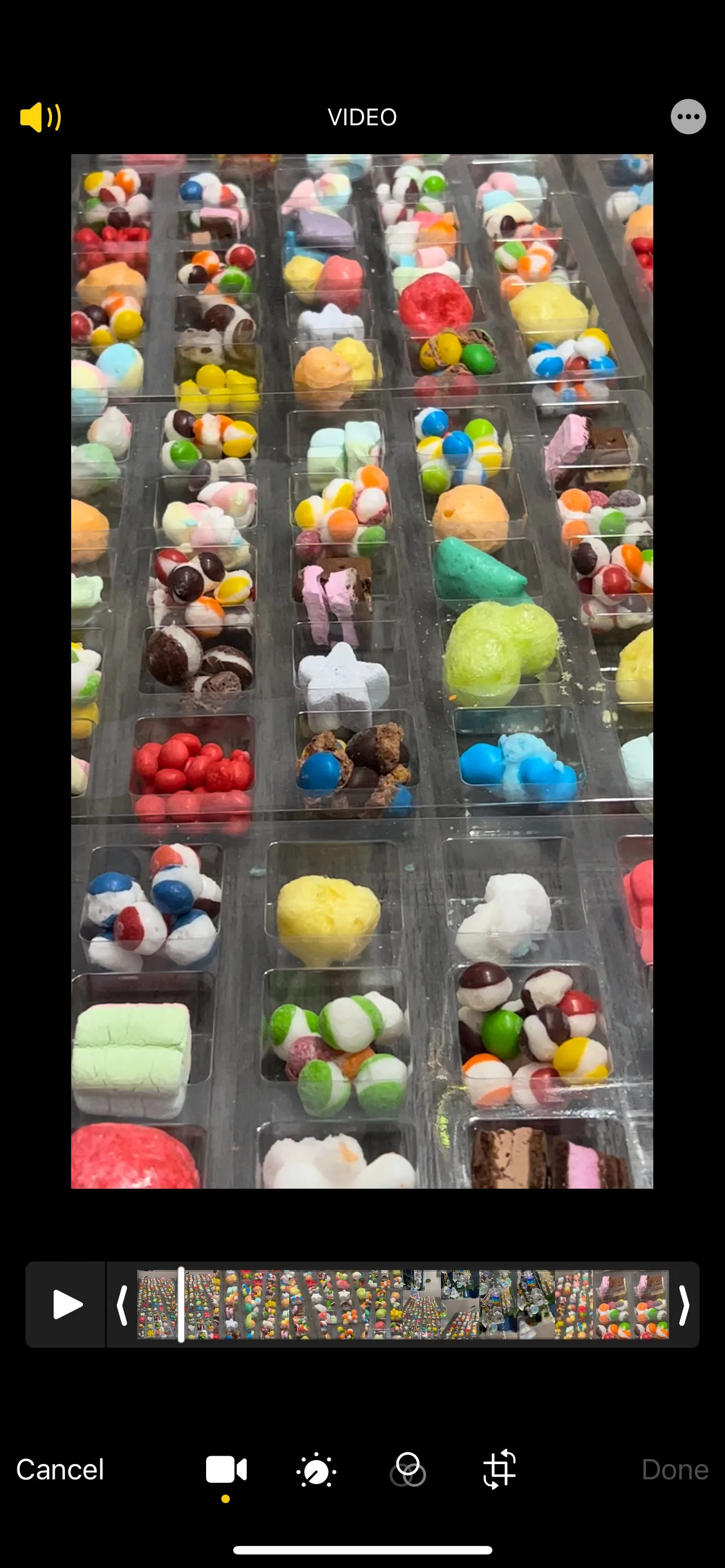 Countdown Advent or Holiday Calendar, made with a variety of Freeze Dried