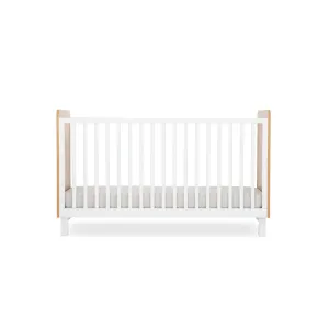 Cuddleco Rafi Cot Bed - Oak/White