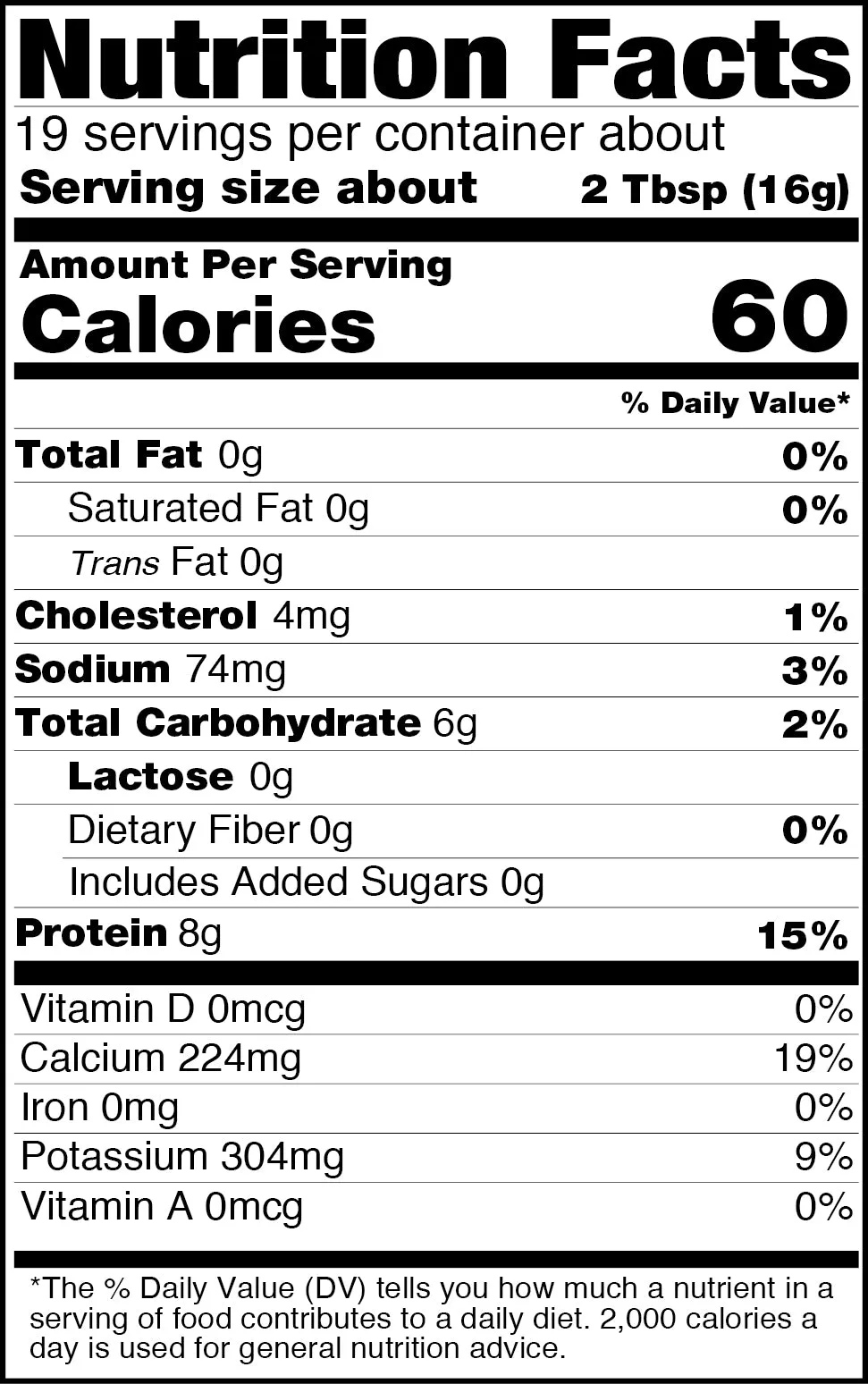DairySky Lactose Free Skim Milk Powder 11 Oz
