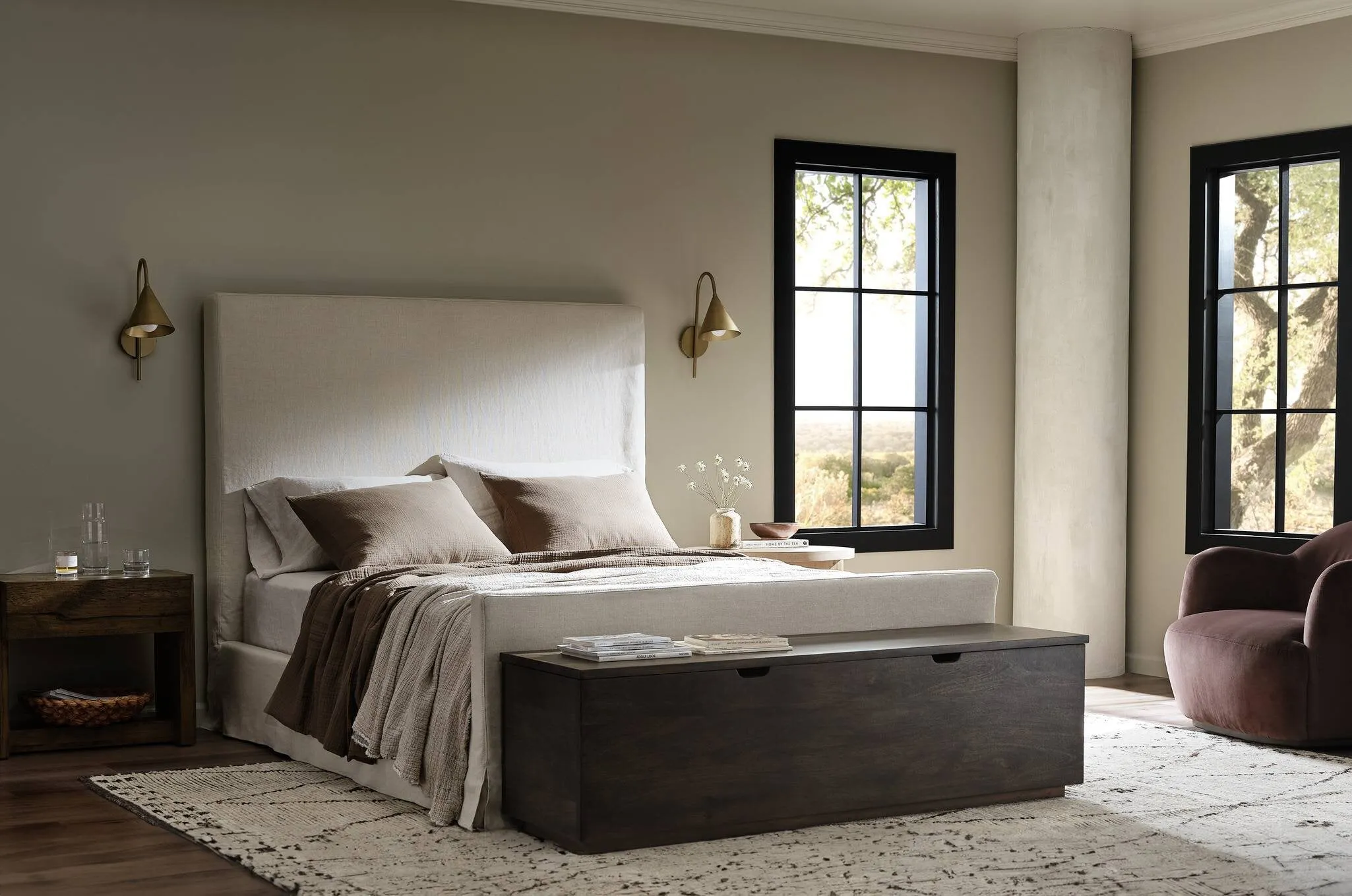 Daphne Slipcover Bed - Natural