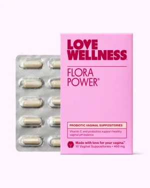 Flora Power® Vaginal Probiotic Suppositories