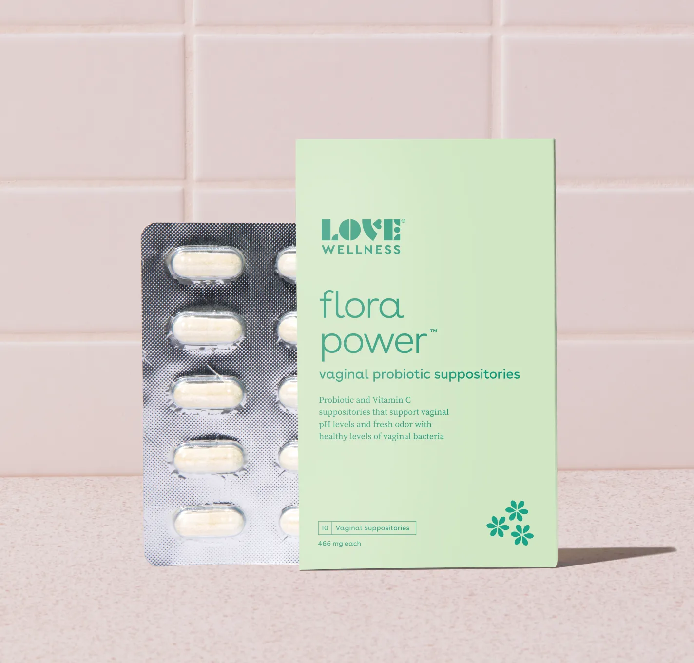 Flora Power Vaginal Probiotic Suppositories