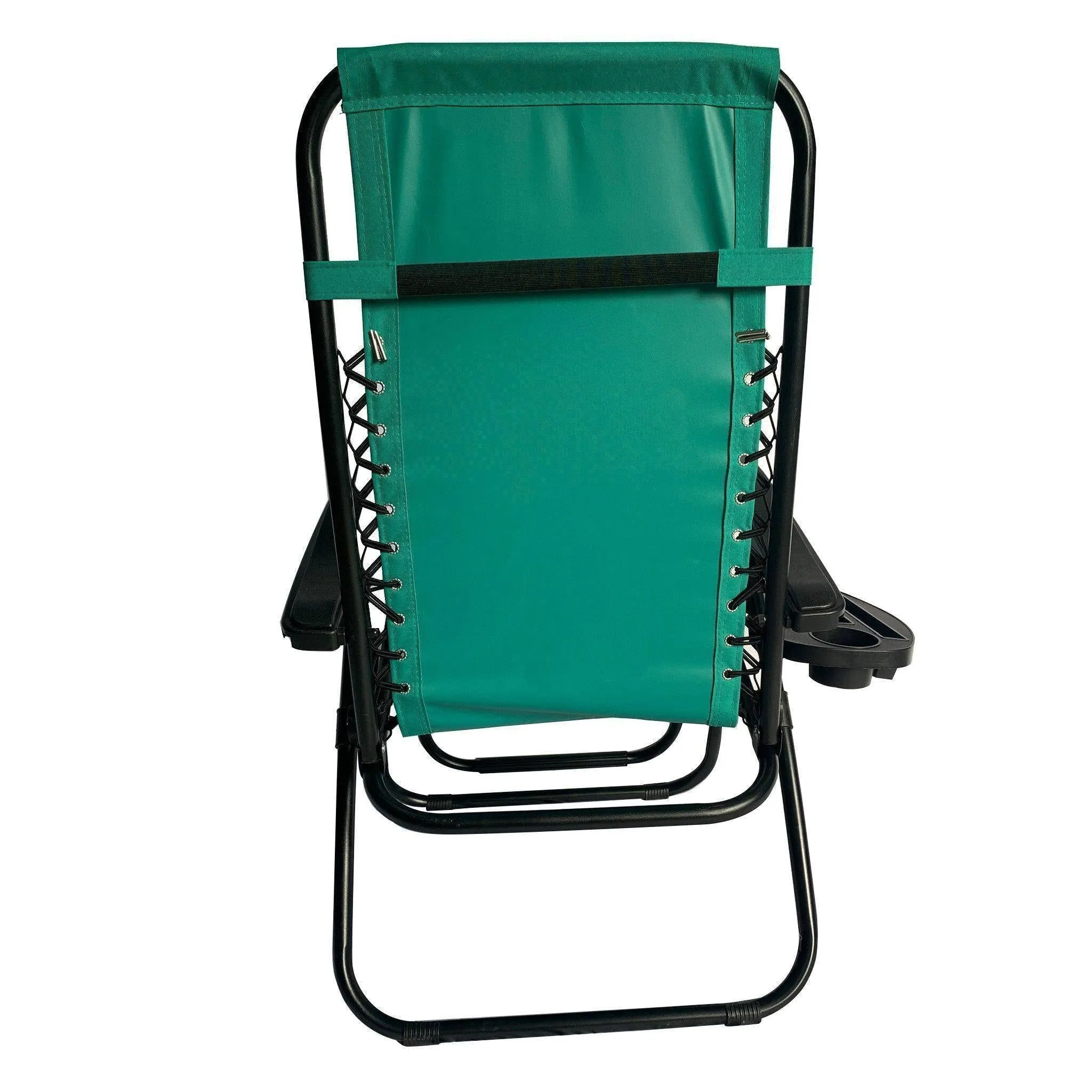 Folding Recliner Chair Lounger With Tray - Set Of 2-BSC-012