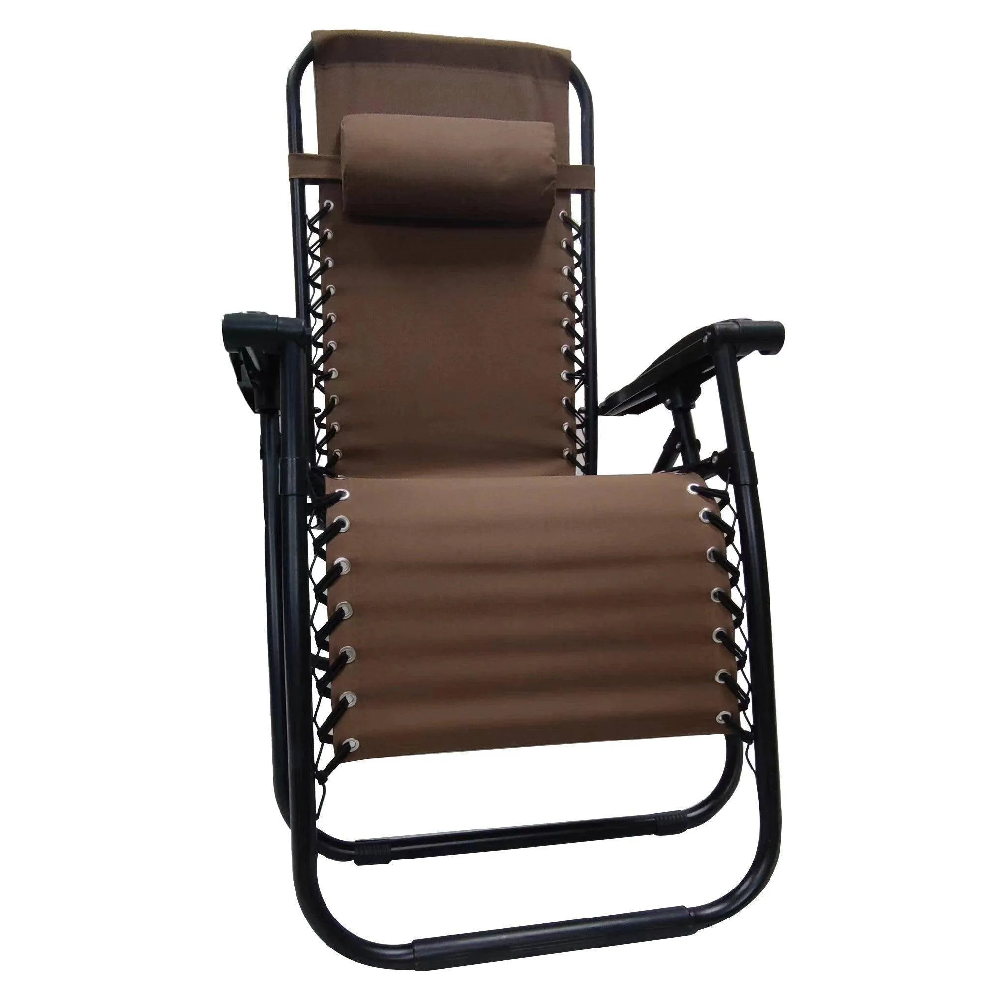 Folding Recliner Chair Lounger With Tray - Set Of 2-BSC-012