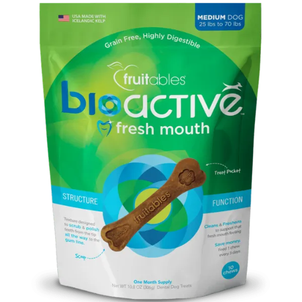 Fruitables Bioactive Fresh Mouth Dental Chews