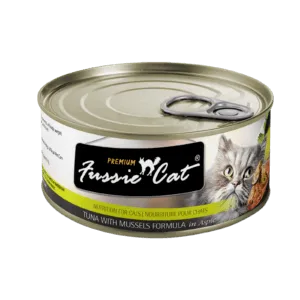 Fussie Cat Tuna with Mussels Formula in Aspic Canned Food