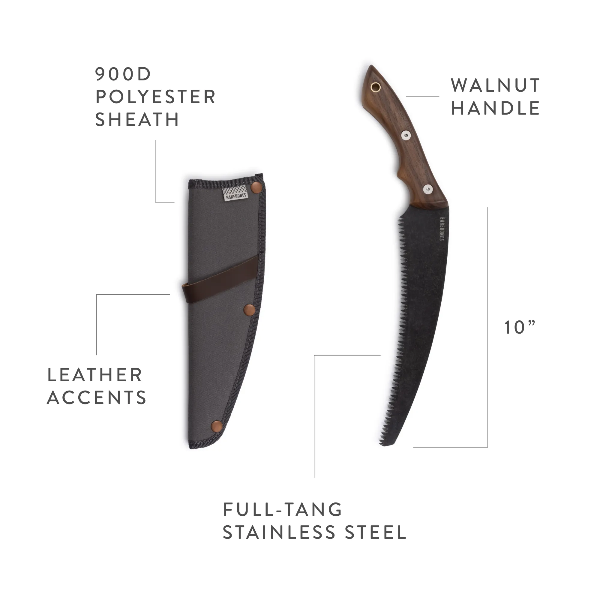 Garden Trowel: Walnut/Black