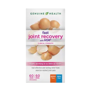 Genuine Health Fast Joint Recovery with NEM (60 Caps)