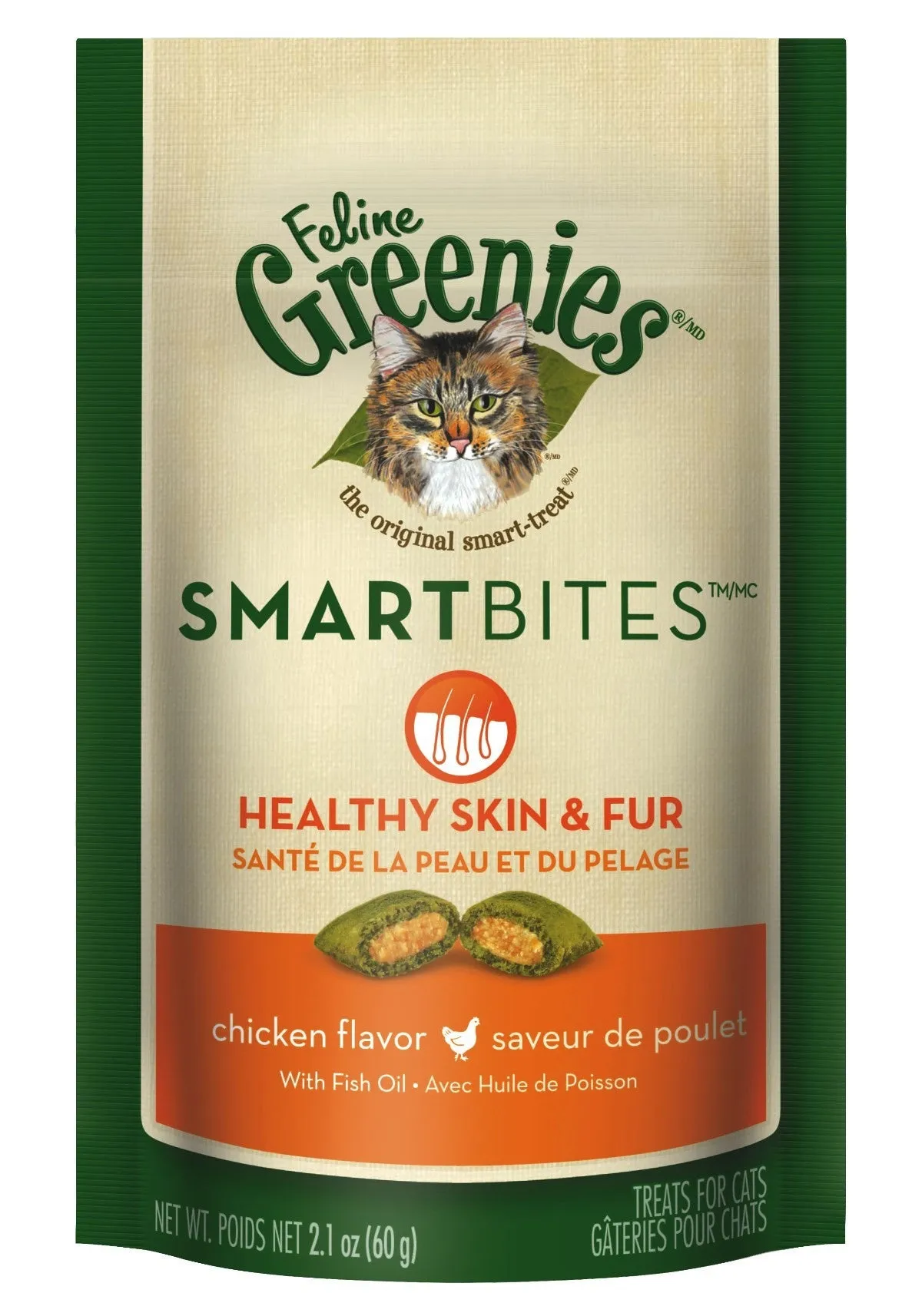 Greenies Feline Smartbites; Available in different formulas and flavors