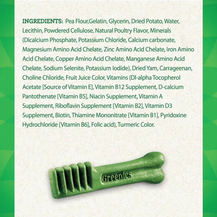 GREENIES Grain Free Petite Dental Treats, 20 Count