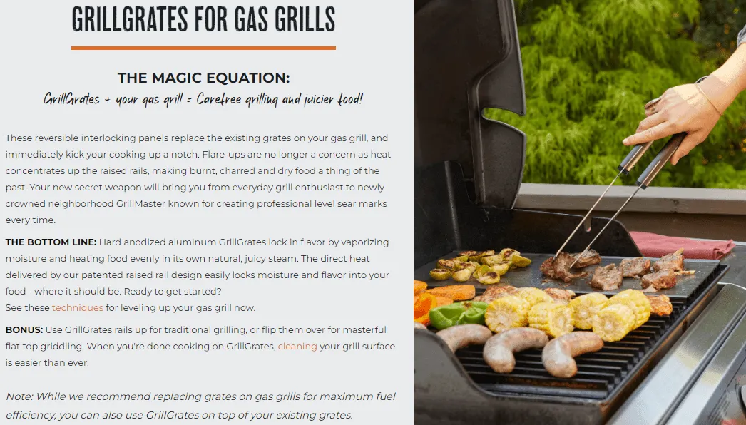GrillGrate Set for Napoleon Rogue XT 525 & 525 SIB