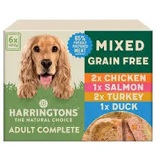 Harrington Adult Grain Free Mixed Selection 6 x 400g