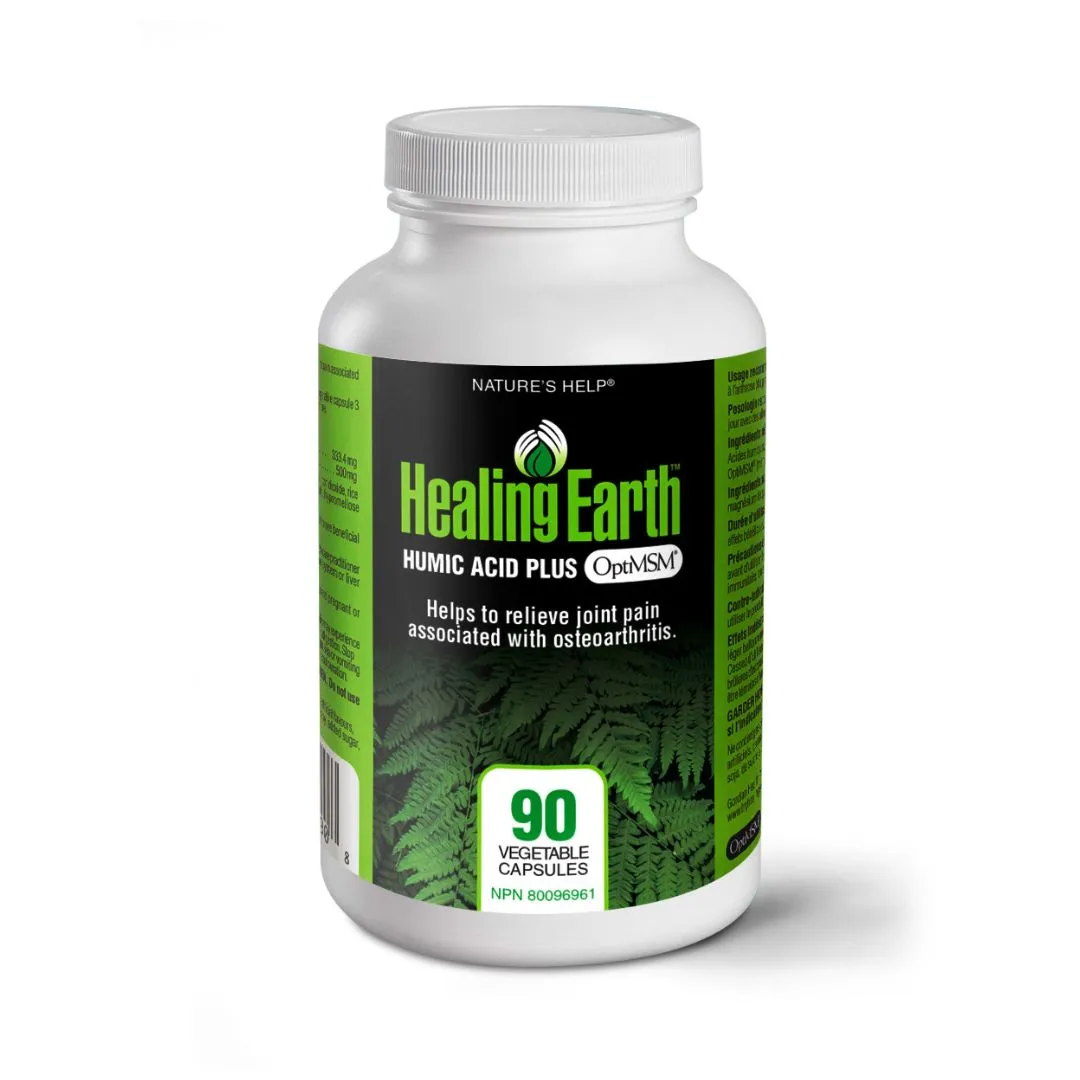 Healing Earth Humic Acid Plus OptiMSM (90 vcaps)