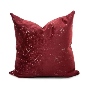Howard Elliott Collection 24 x 24  Pillow  Pisani Ruby - Down Insert