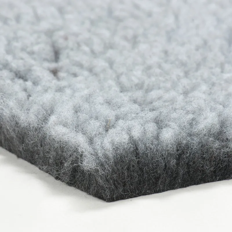 HuggleHounds HuggleFleece Mat Dog Bed, Grey
