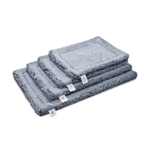 HuggleHounds HuggleFleece Mat Dog Bed, Grey