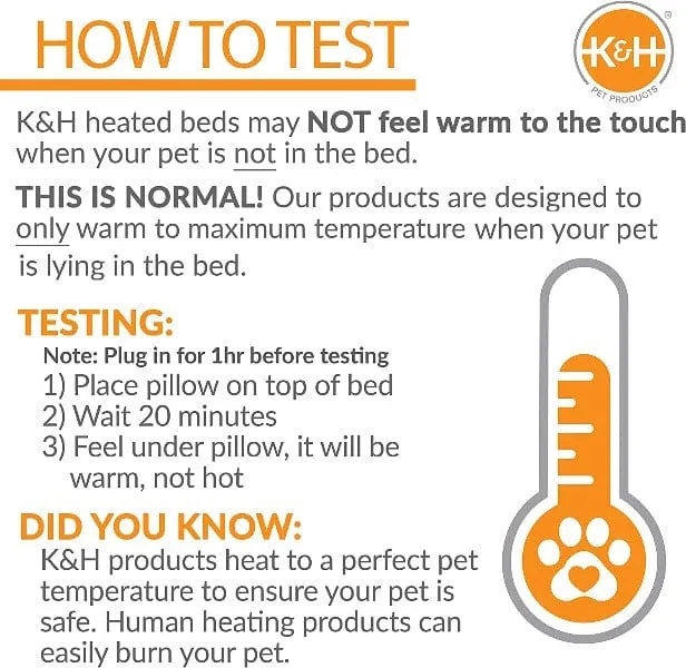 K&H Small Sage Thermo Kitty Bed