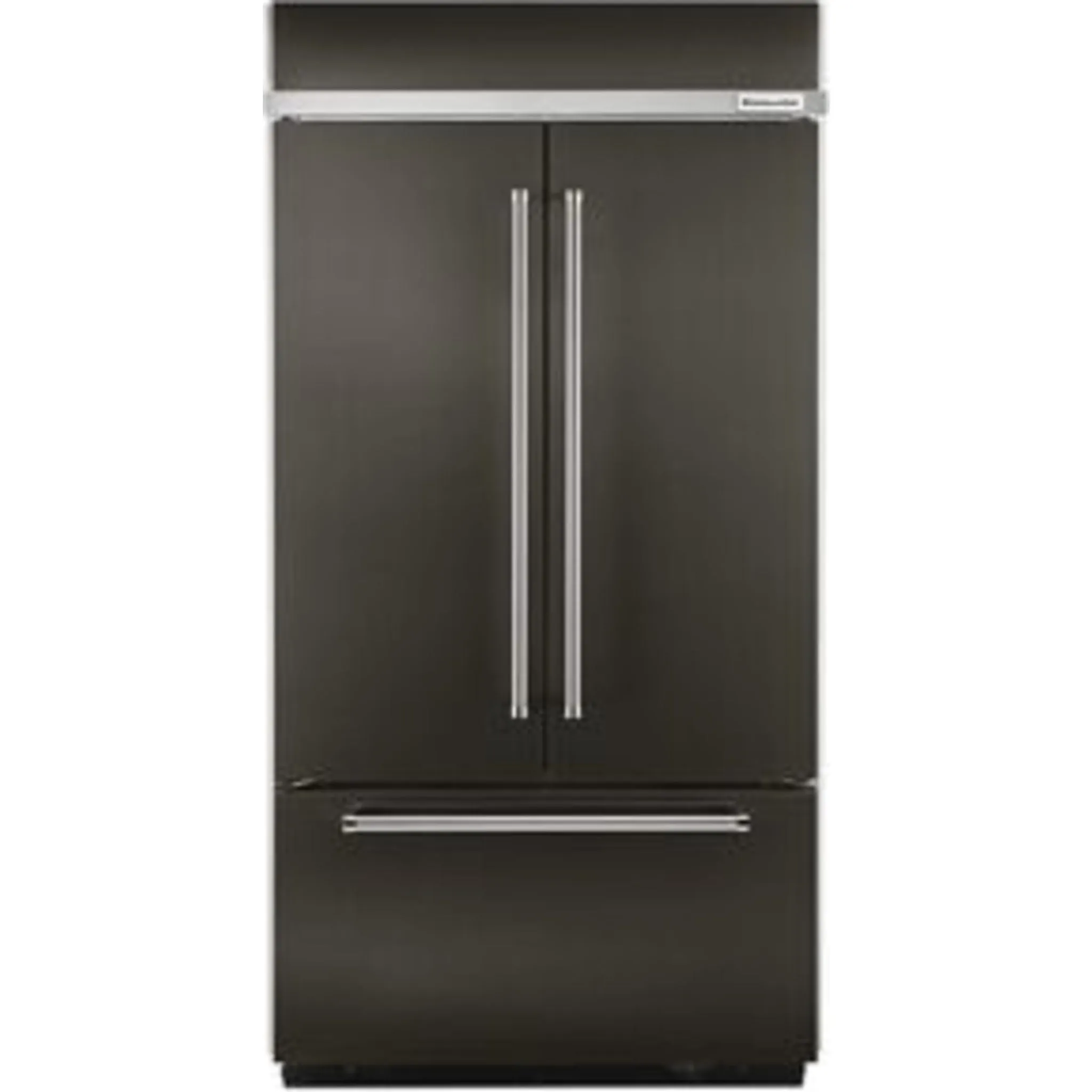 KitchenAid  24.2 cu. ft. 42" Width Built-In Stainless French Door Refrigerator with Platinum Interior Design (KBFN502EBS)