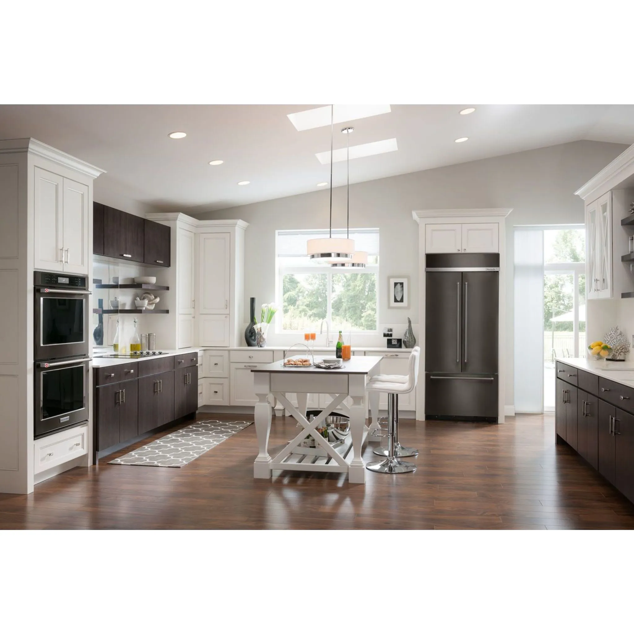 KitchenAid  24.2 cu. ft. 42" Width Built-In Stainless French Door Refrigerator with Platinum Interior Design (KBFN502EBS)