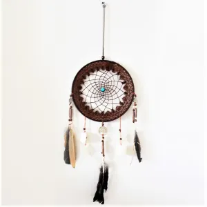 Large Lace & Shell Dreamcatcher