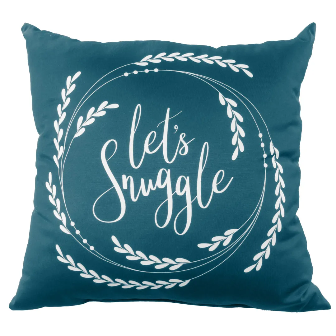 Let's Snuggle Pillow - More Colors Available