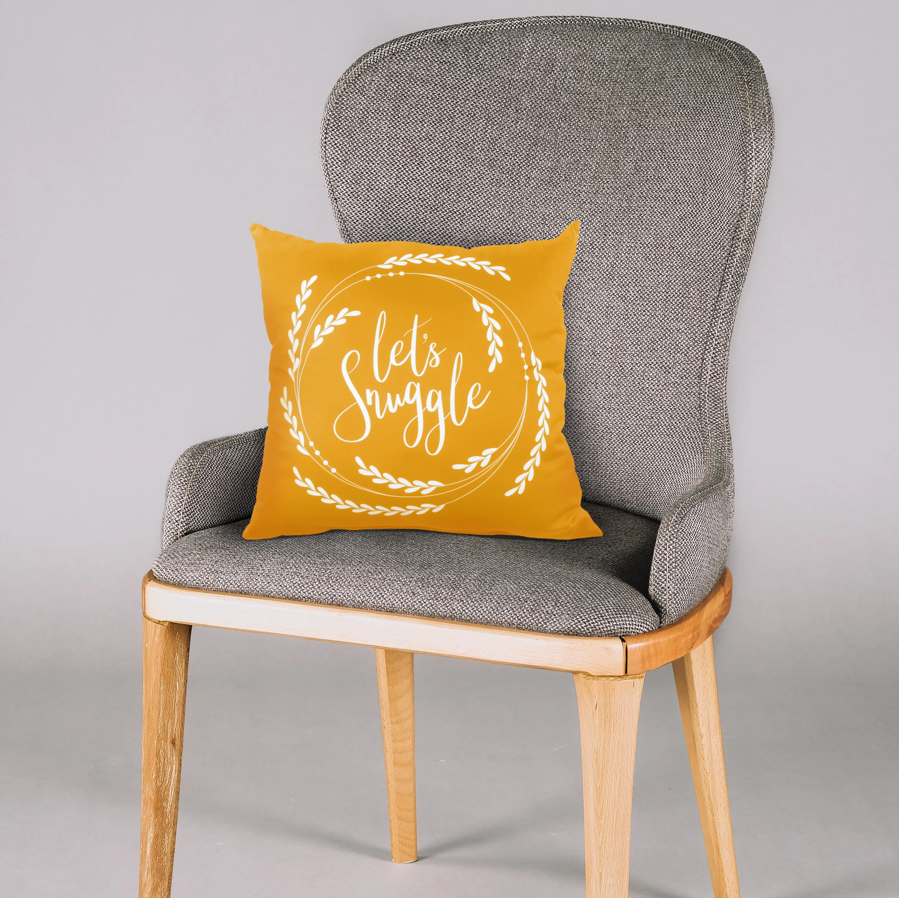 Let's Snuggle Pillow - More Colors Available
