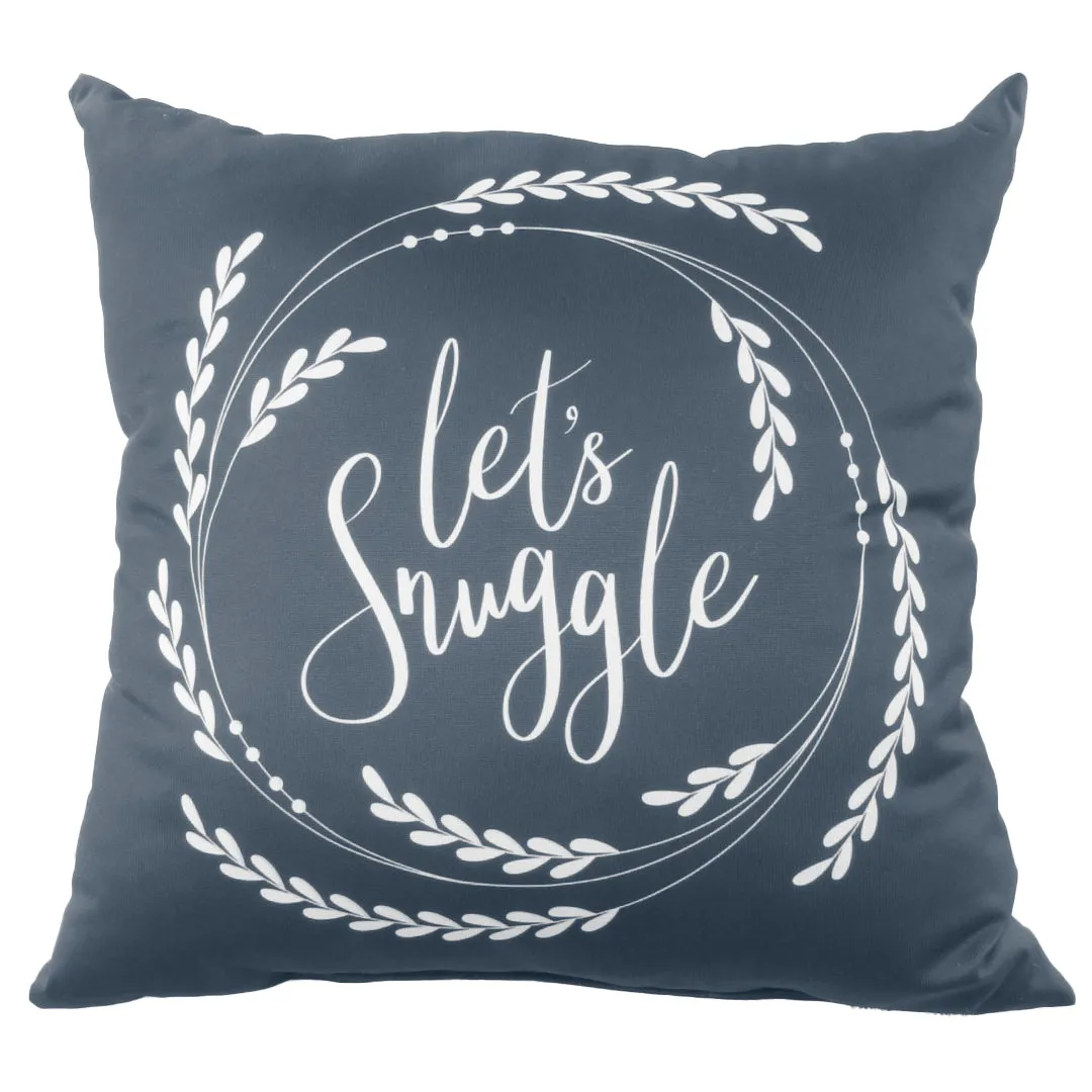 Let's Snuggle Pillow - More Colors Available