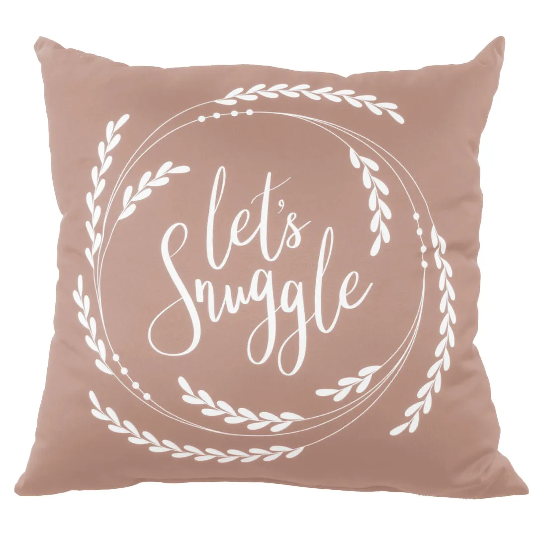 Let's Snuggle Pillow - More Colors Available