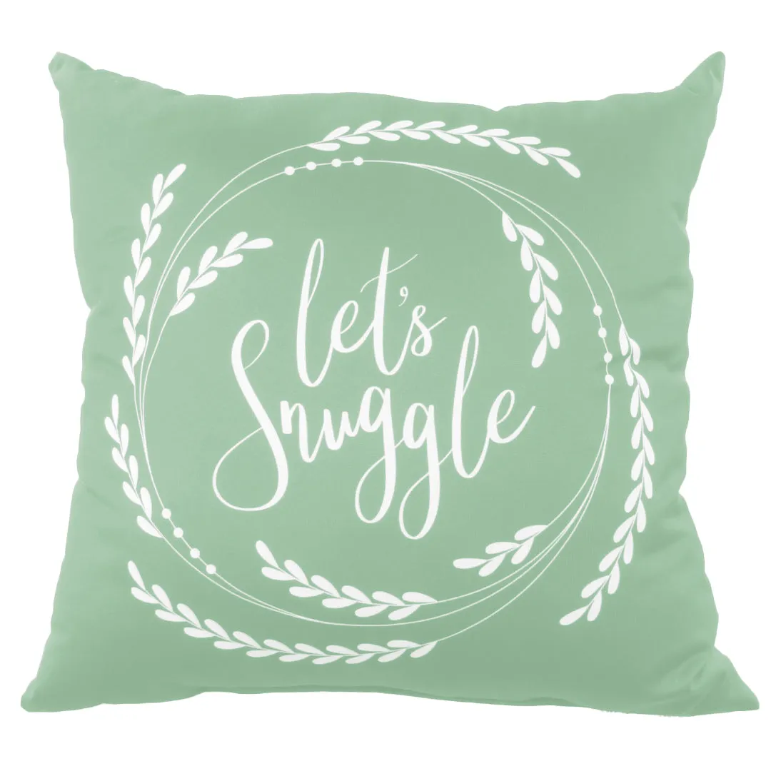 Let's Snuggle Pillow - More Colors Available