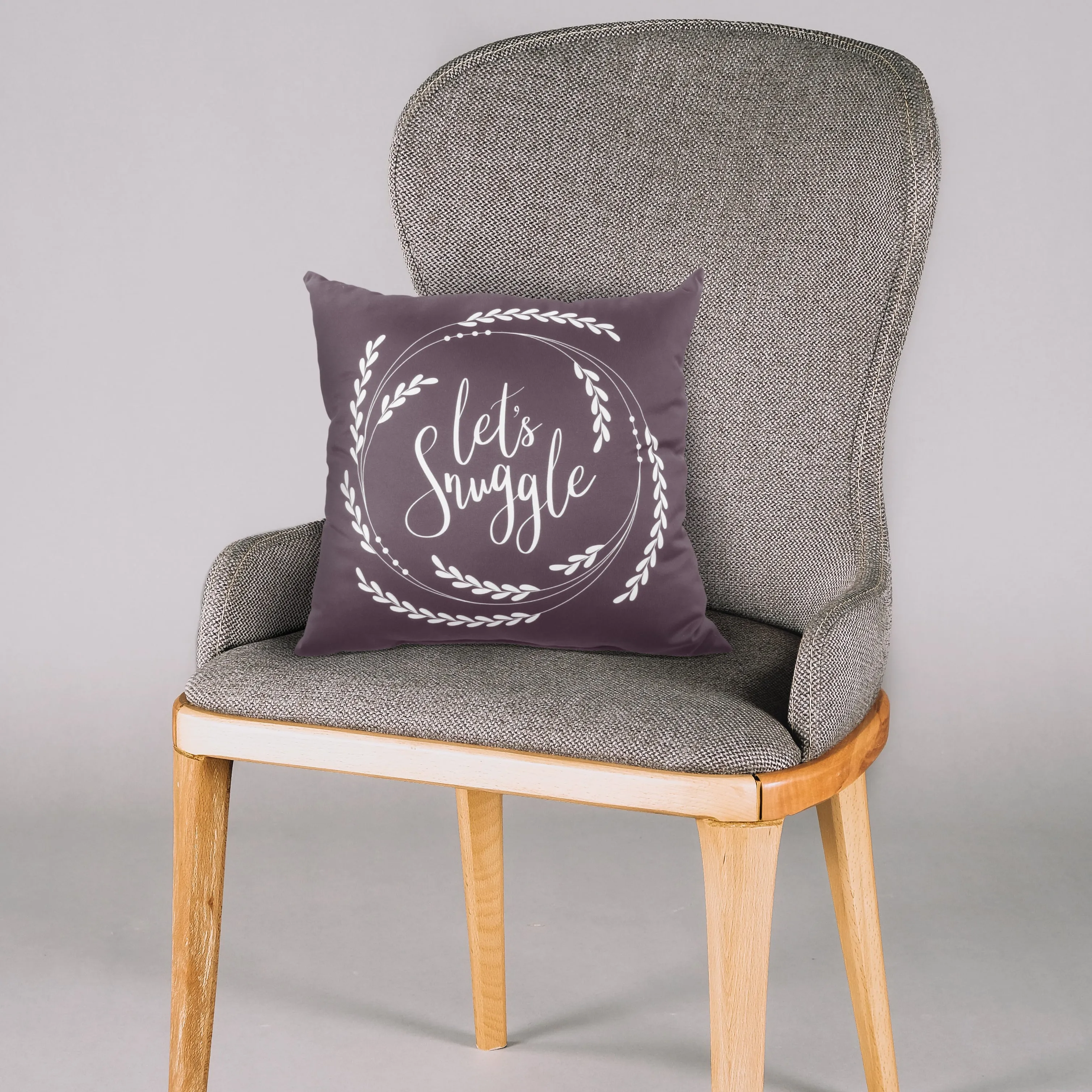 Let's Snuggle Pillow - More Colors Available