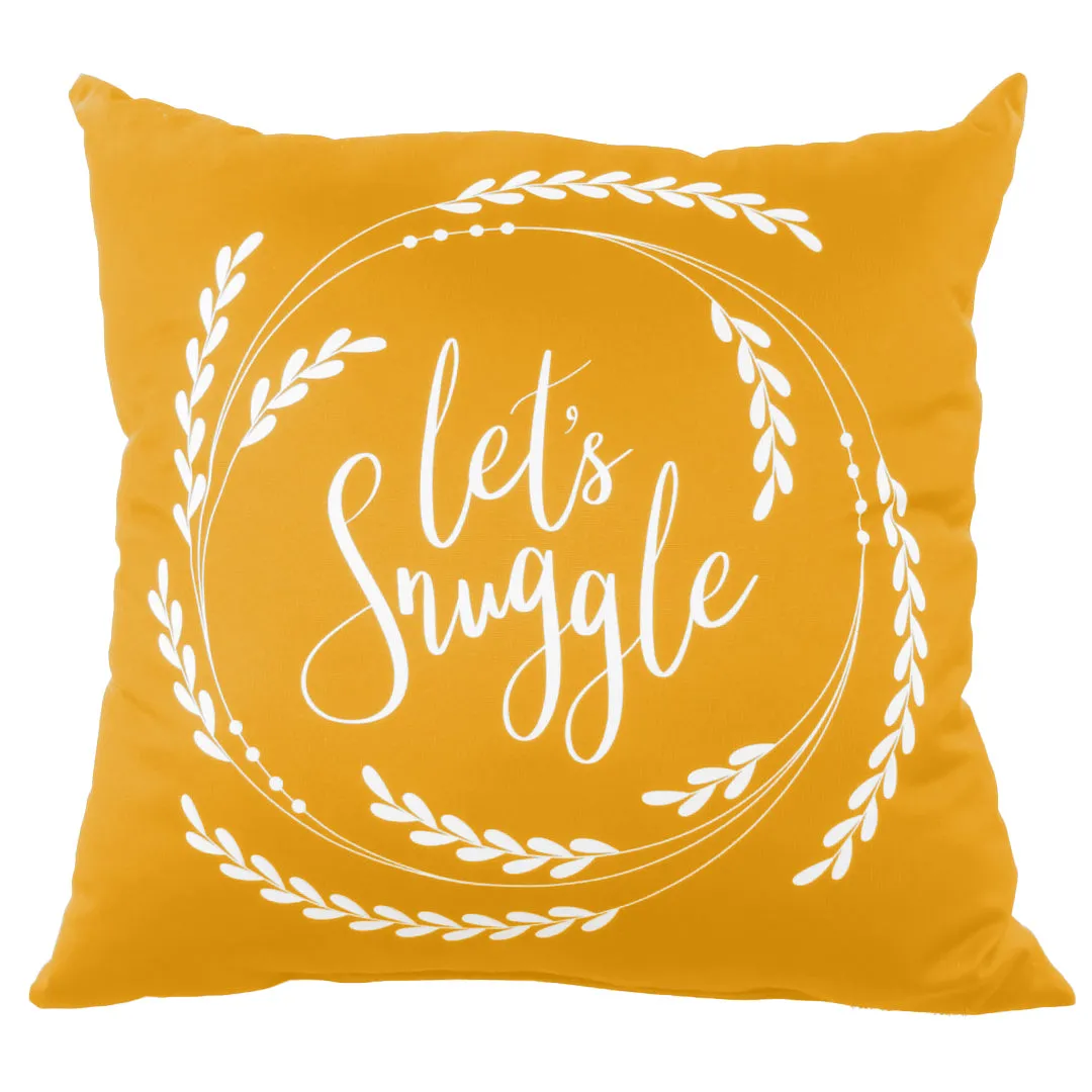 Let's Snuggle Pillow - More Colors Available