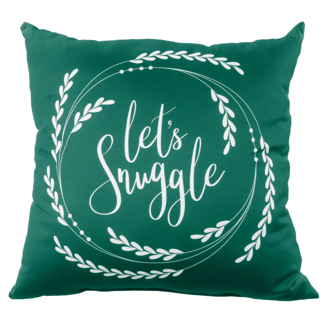 Let's Snuggle Pillow - More Colors Available
