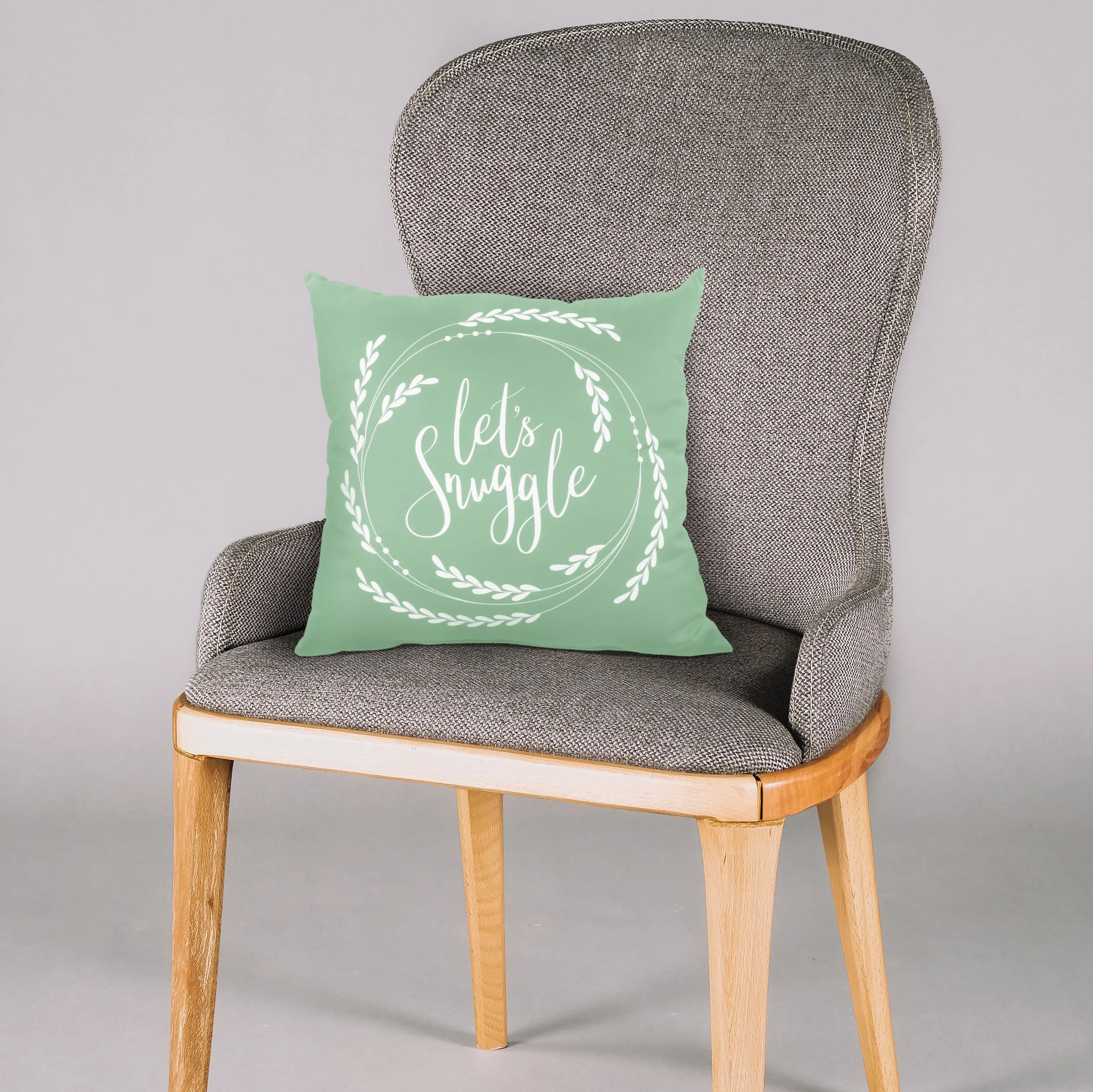 Let's Snuggle Pillow - More Colors Available