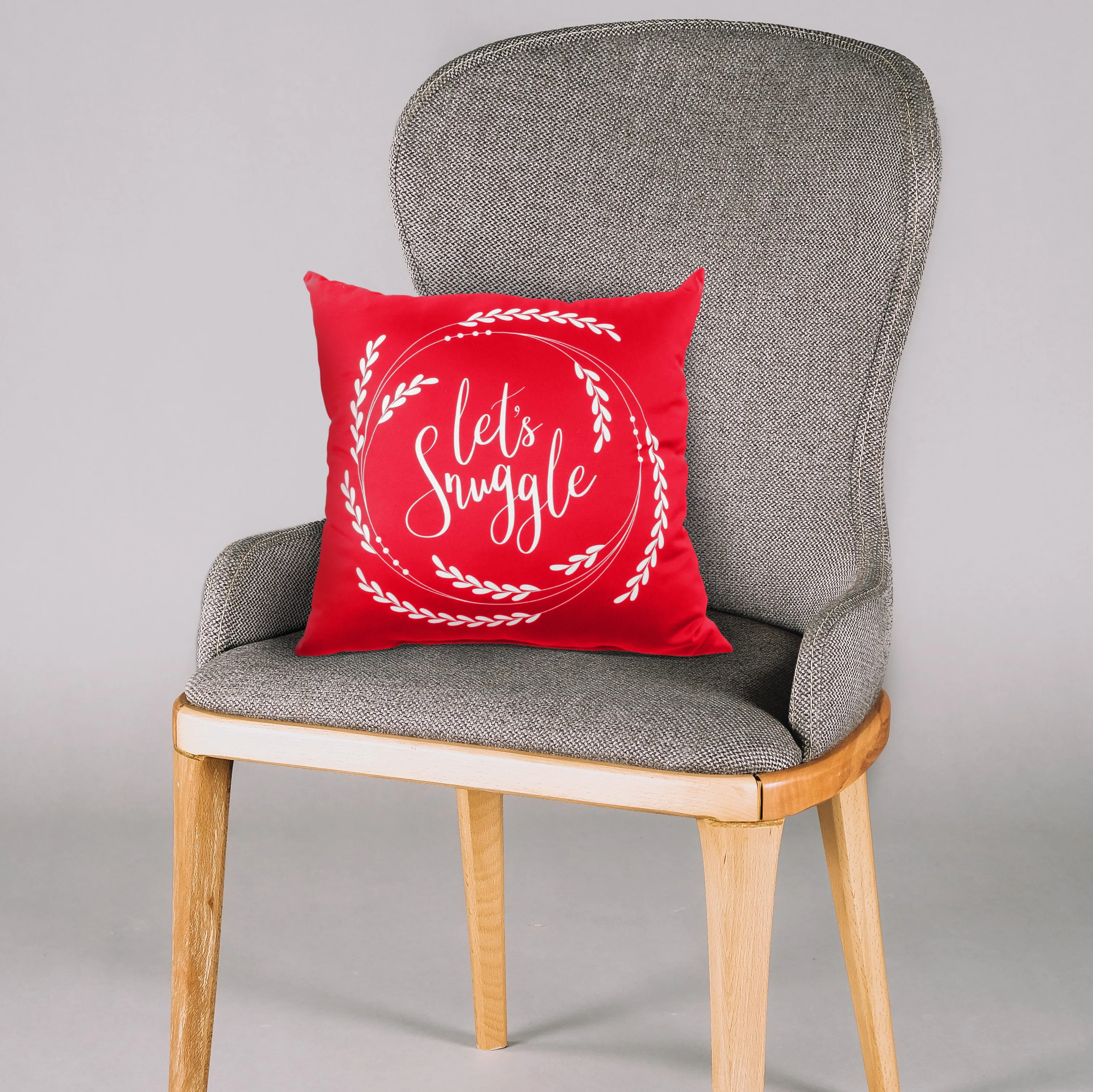 Let's Snuggle Pillow - More Colors Available