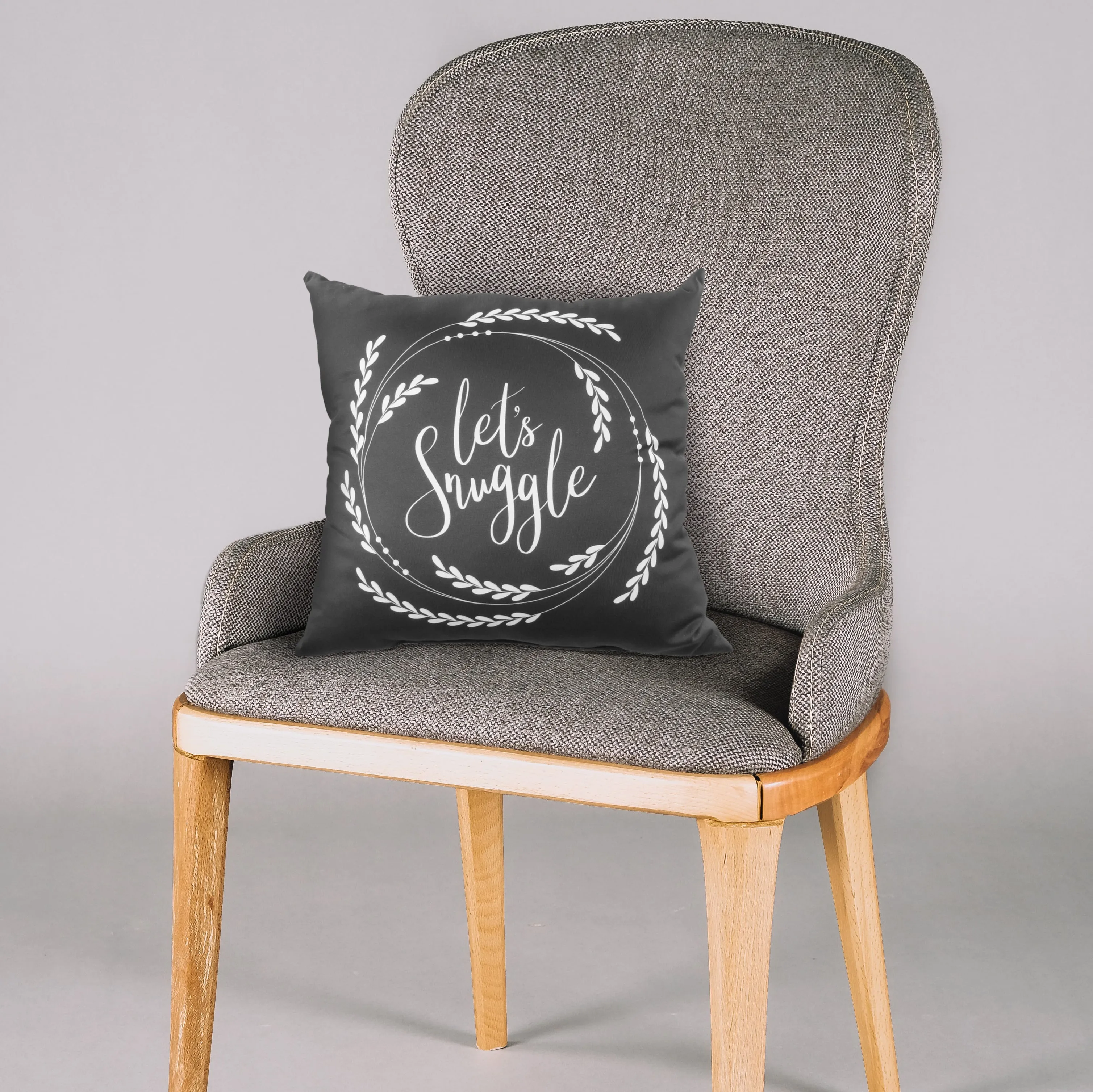 Let's Snuggle Pillow - More Colors Available