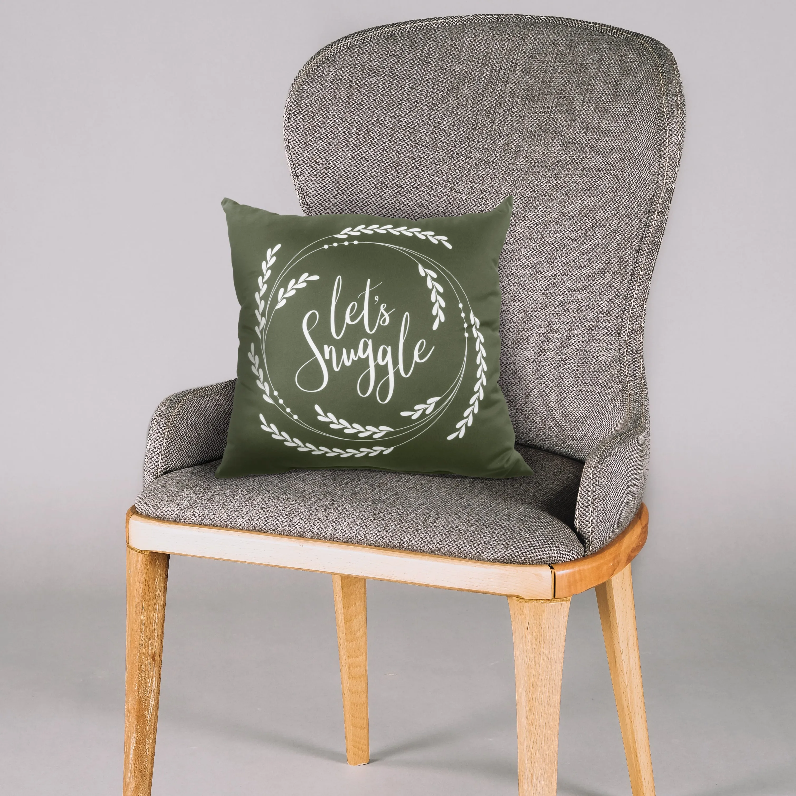 Let's Snuggle Pillow - More Colors Available